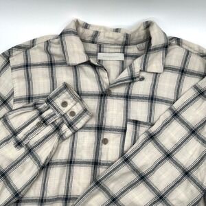 Standard Cloth Mens Plaid Long Sleeve Button Up Shirt Med Urban Outfitters 0479